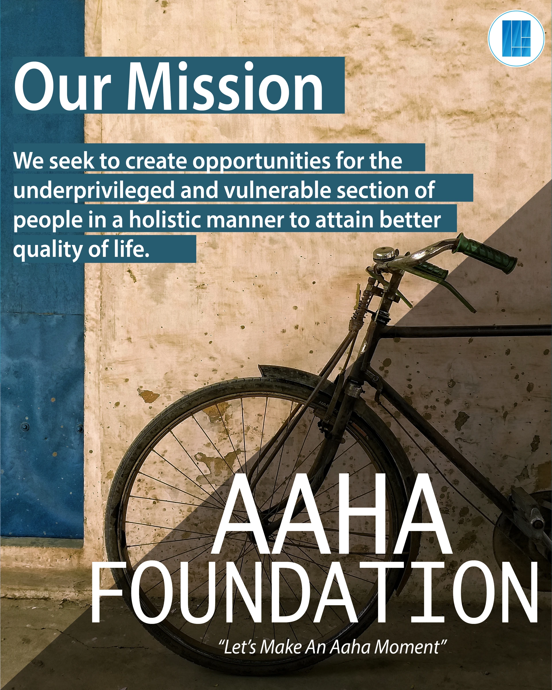 Aaha Foundation campaign — Redesign Canvas featured work